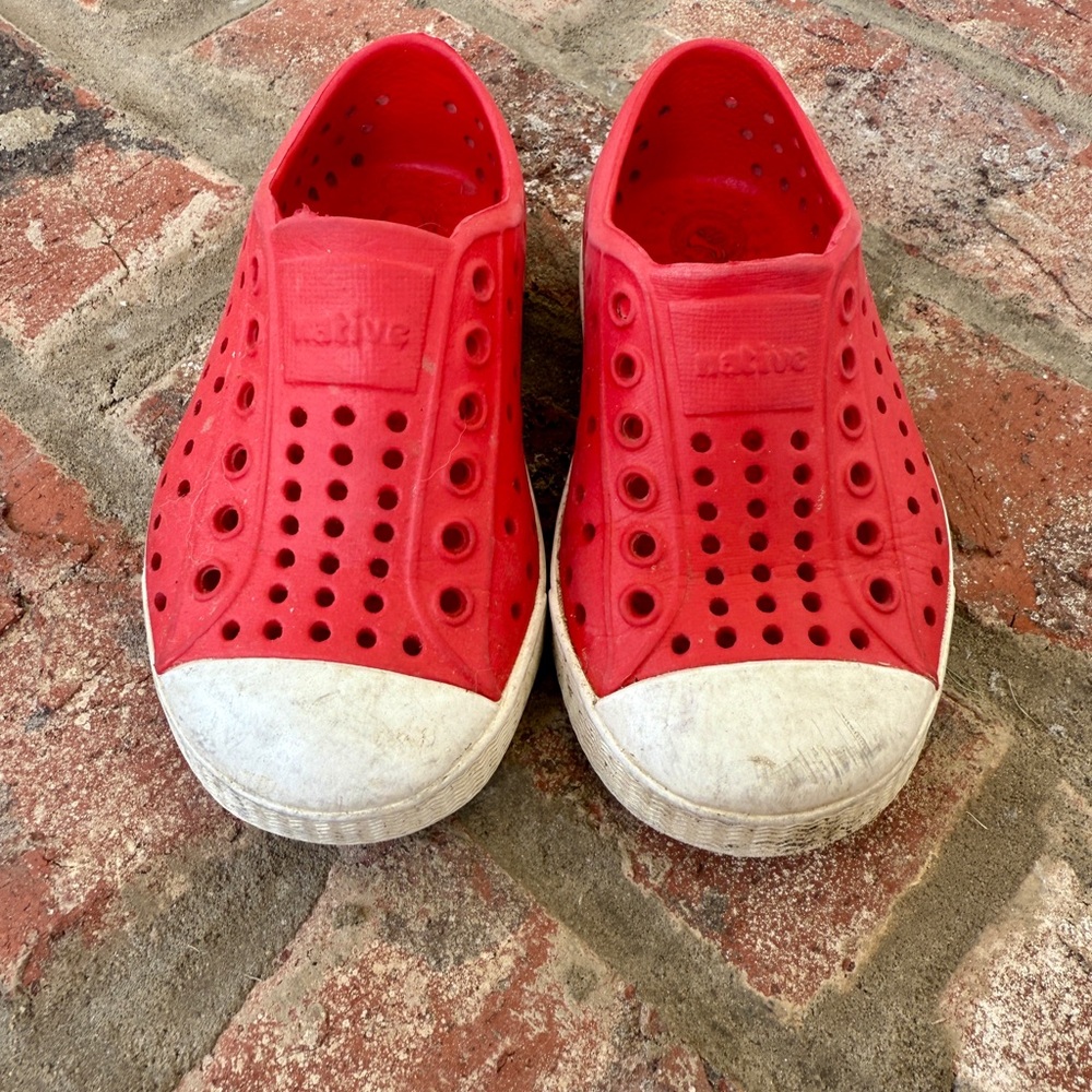 Native Kids Shoes - Red